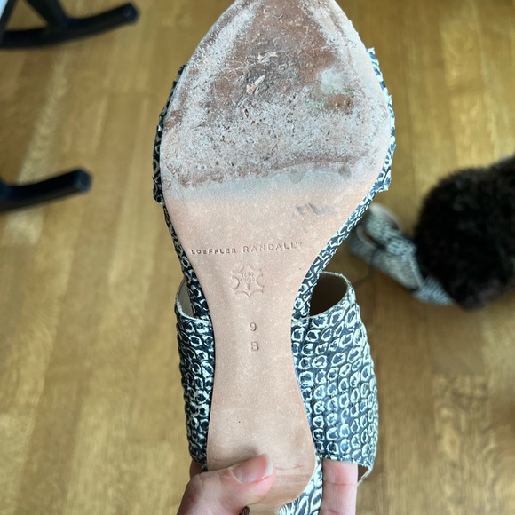 Loeffler Randall Snake Print Heels - Picture 3 of 3